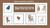 Adana Sandalye İmalatı Modelleri Fiyatları – Solo Dekoratif Ahşap