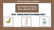 Sinop Sandalye İmalatı Modelleri Fiyatları – Toptan Perakende